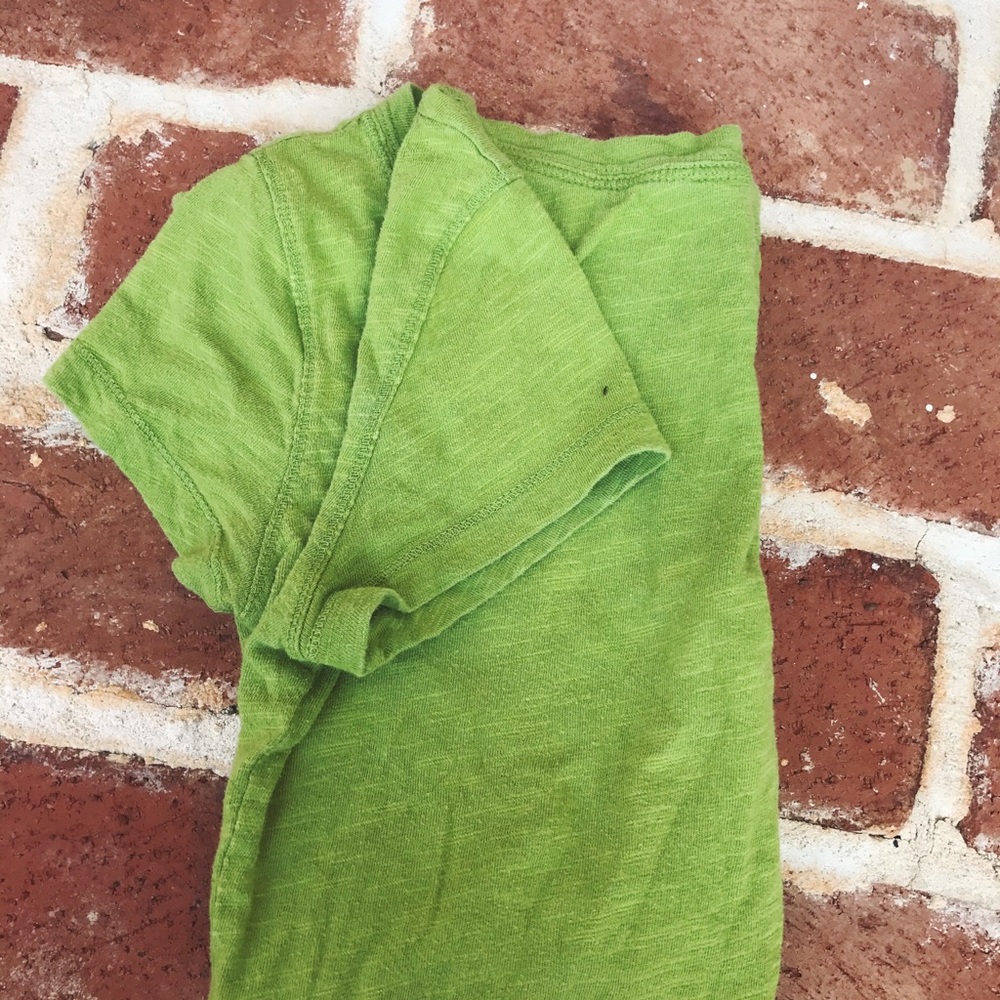 SO Lime V-Neck Tee Shirt